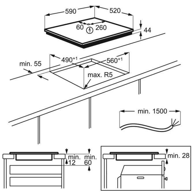 варочная поверхность Electrolux EIV63440BW купить