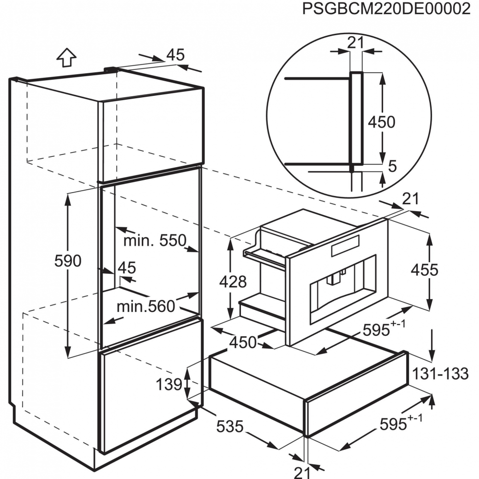 кофеварка встраиваемая Electrolux KBC85Z купить