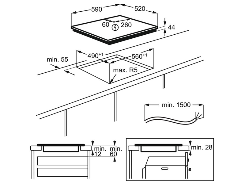 варочная поверхность Electrolux CIR60430 купить