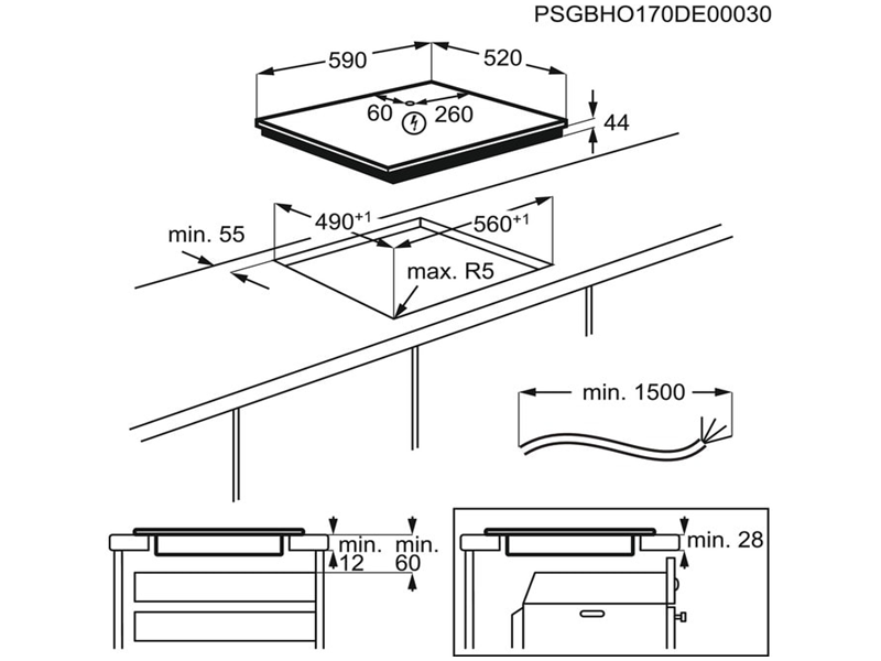 варочная поверхность Electrolux CIR60433 купить
