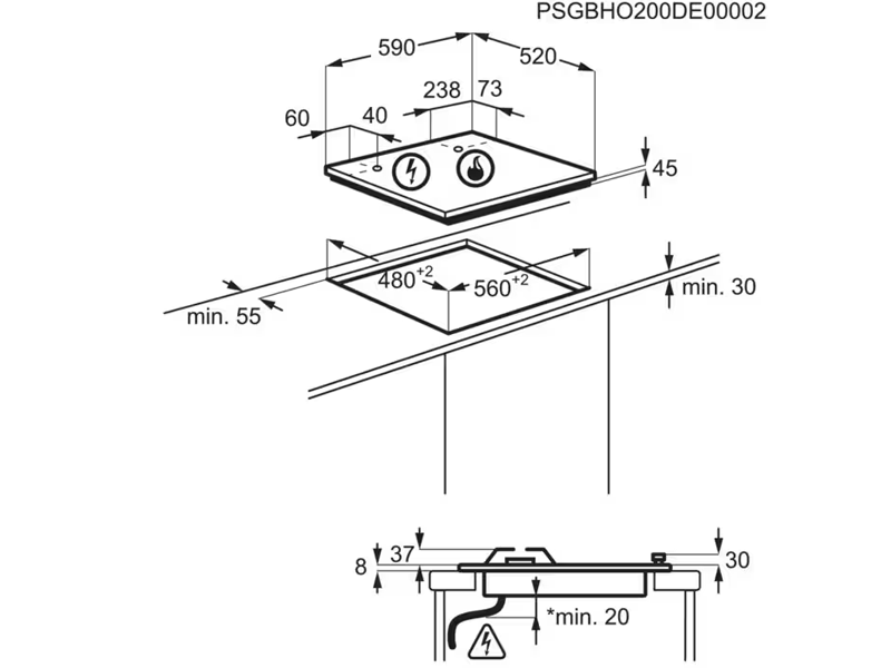 варочная поверхность Electrolux KGG64362S купить