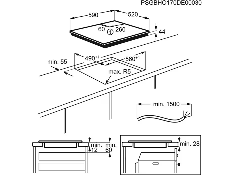 варочная поверхность Electrolux LIR60433Hob2Hood купить