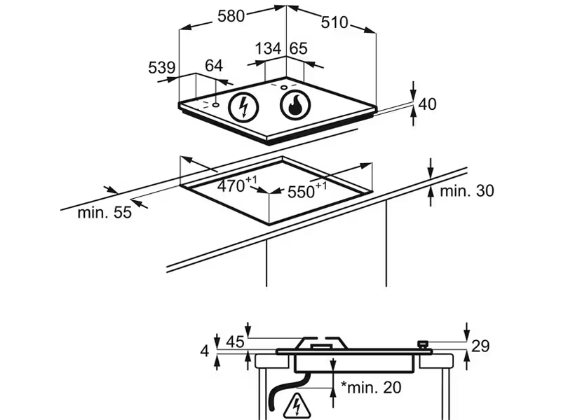 варочная поверхность Electrolux EGE6172NOK купить