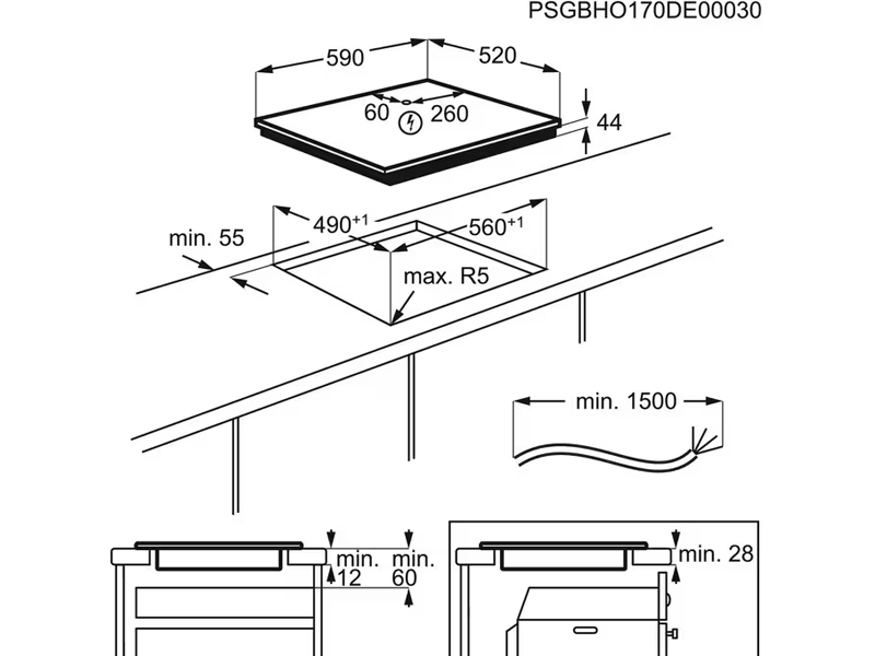 варочная поверхность Electrolux EIT61443B купить
