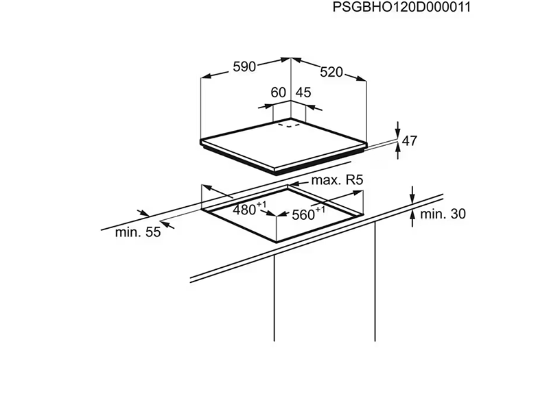 варочная поверхность Electrolux EGT6242NVK купить