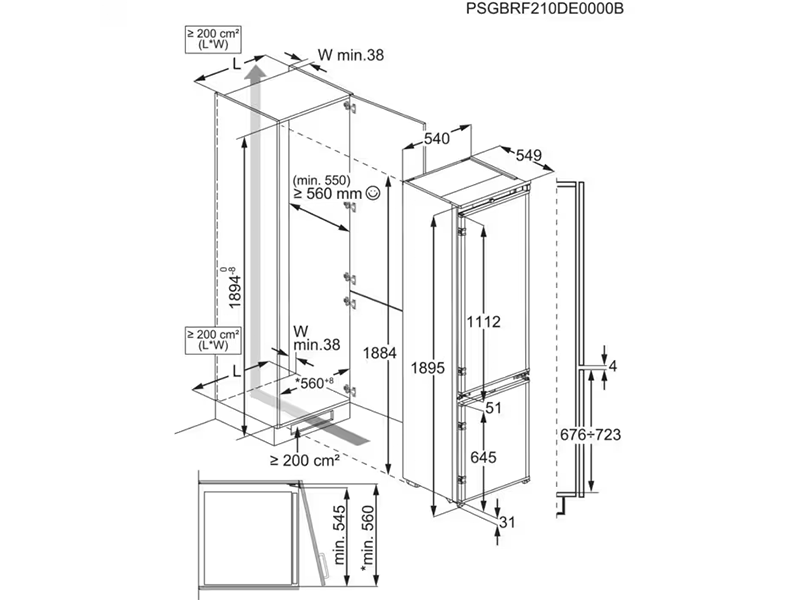 холодильник встраиваемый Electrolux RNT6TE19S0 купить