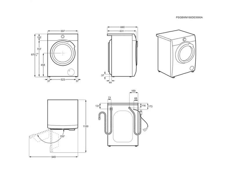 стиральная машина Electrolux EW9W161BUC купить