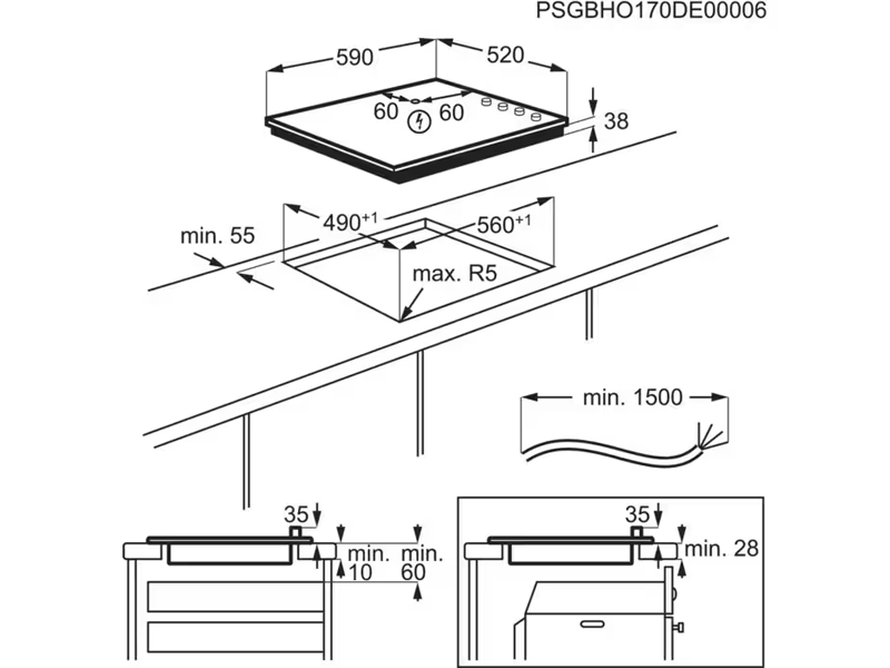 варочная поверхность Electrolux EHF6547FXK купить