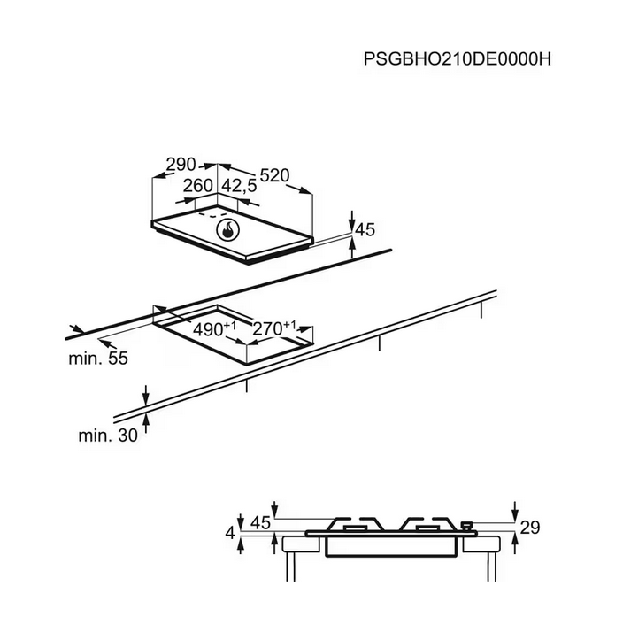 варочная поверхность Electrolux EGC3322NVK купить