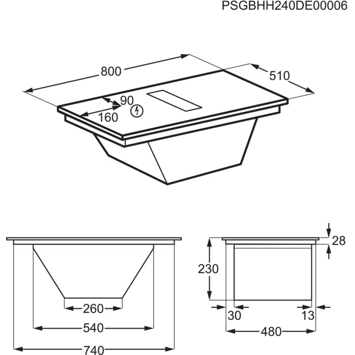 варочная поверхность Electrolux ECC83443CZ купить
