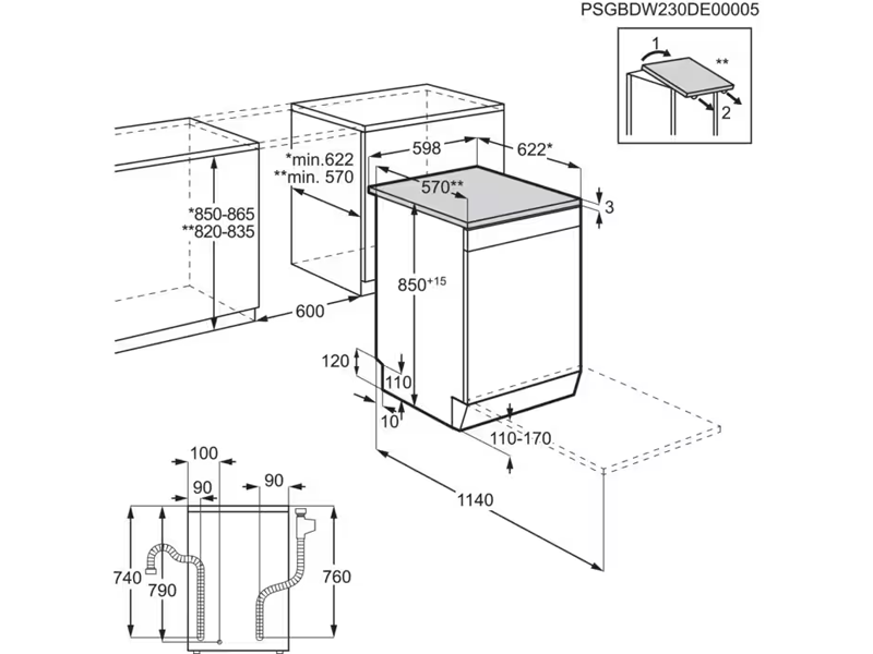 посудомоечная машина Electrolux ESM64831SX купить